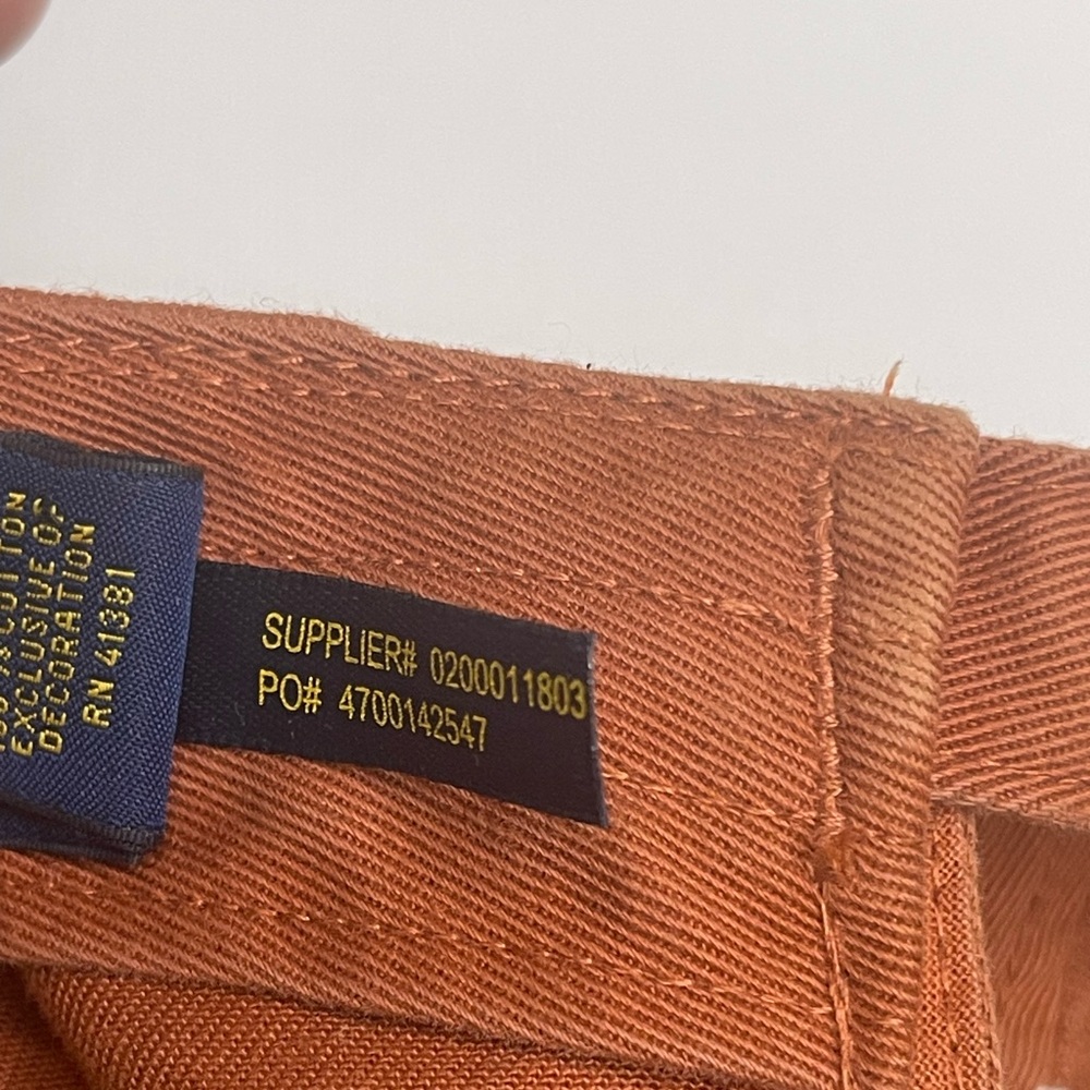 Ralph Lauren Orange Cap - Picture 7 of 9